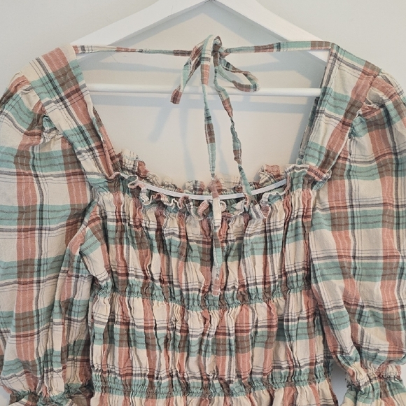AND APRIL Plaid Ruffle Dress - Picture 7 of 13